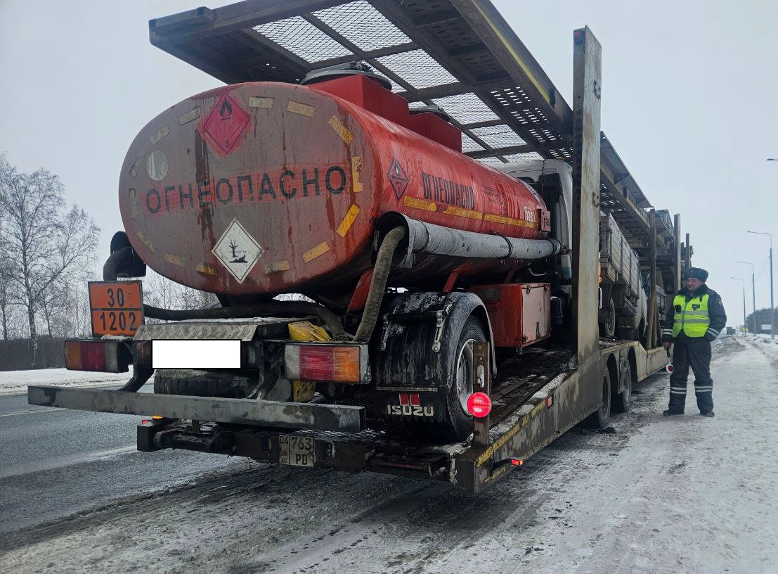 В Омской области пресечена незаконная каботажная перевозка груза